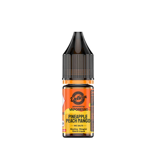 Deliciu V2 Pineapple Peach Mango 10ml Nic Salt E-Liquid by Vaporesso