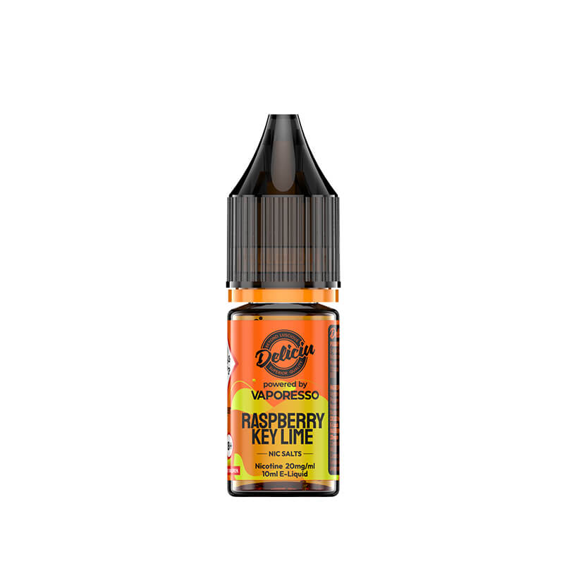 Deliciu V2 Raspberry Key Lime 10ml Nic Salt E-Liquid by Vaporesso