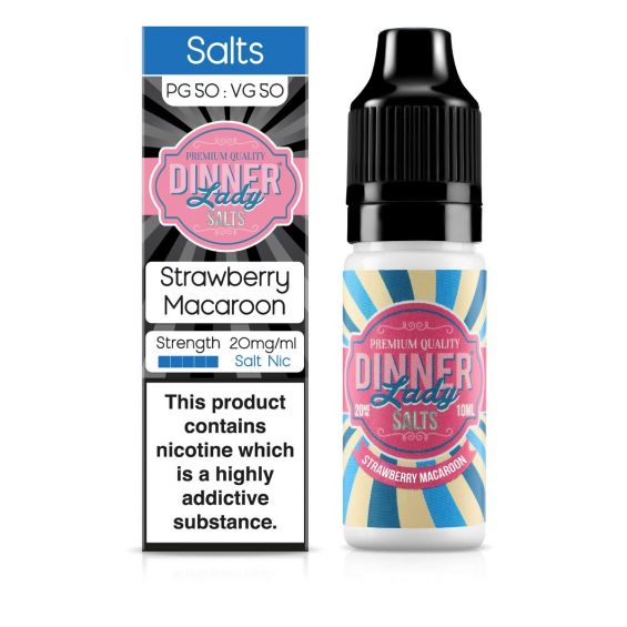 Dinner Lady Strawberry Macaroon Nic Salt E-Liquid