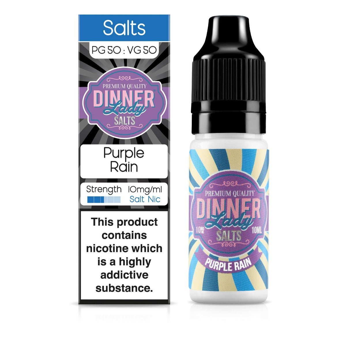 Dinner Lady Purple Rain Nic Salt E-Liquid