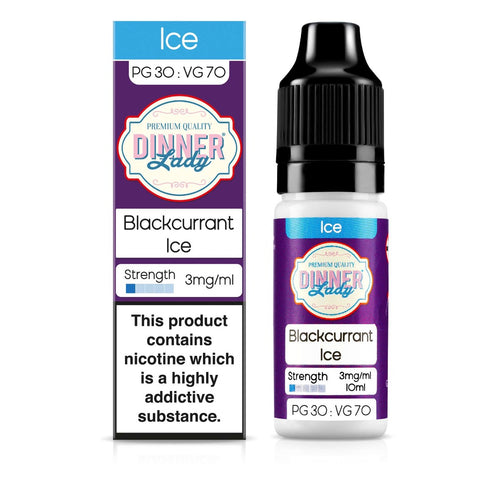 Dinner Lady Blackcurrant Ice E-Liquid 10ml