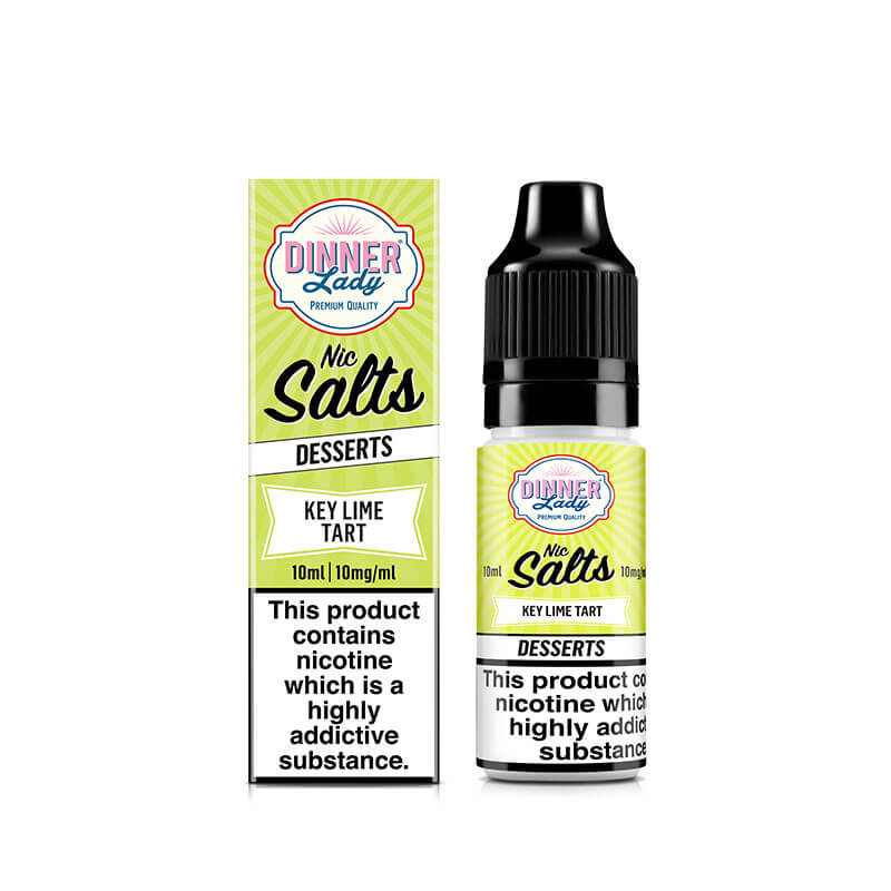 Dinner Lady Salts Key Lime Tart 10ml Nic Salt E-Liquid