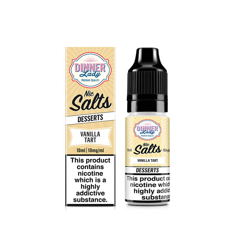 Dinner Lady Salts Vanilla Tart 10ml Nic Salt E-Liquid