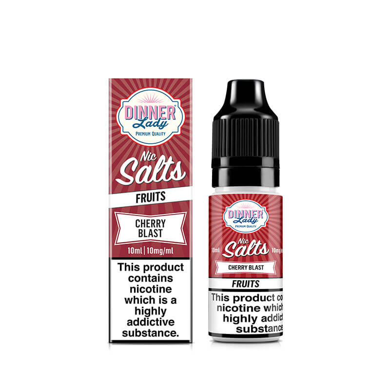 Dinner Lady Salts Cherry Blast 10ml Nic Salt E-Liquid