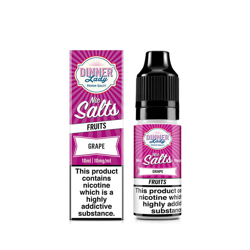 Dinner Lady Salts Grape 10ml Nic Salt E-Liquid