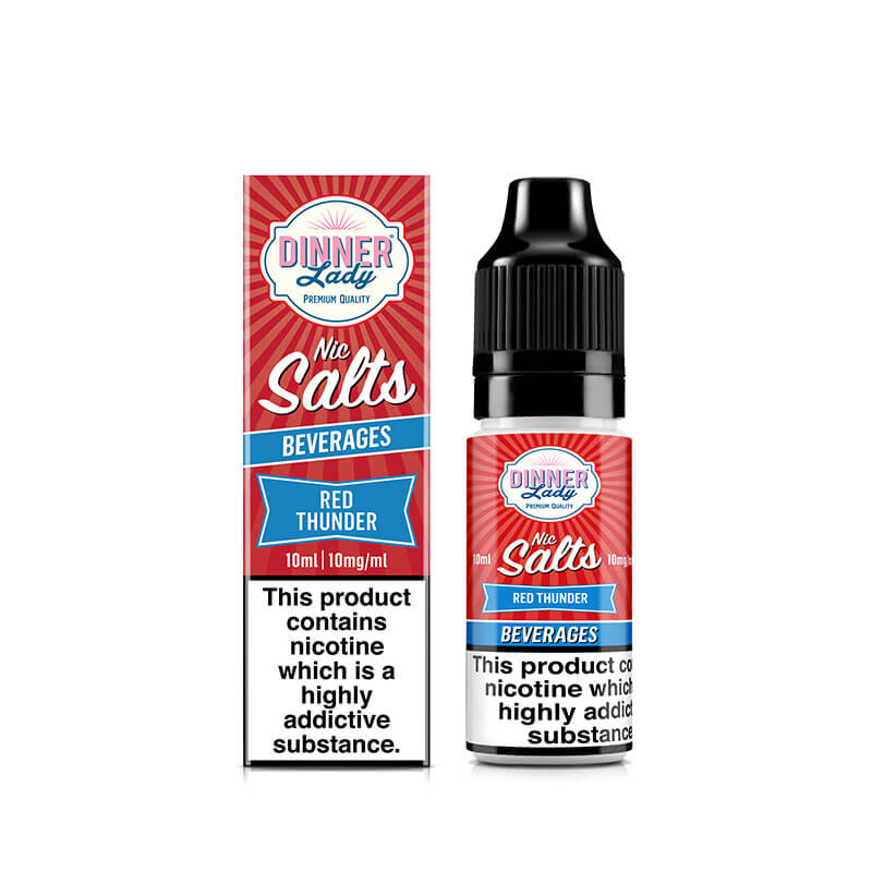 Dinner Lady Salts Red Thunder 10ml Nic Salt E-Liquid