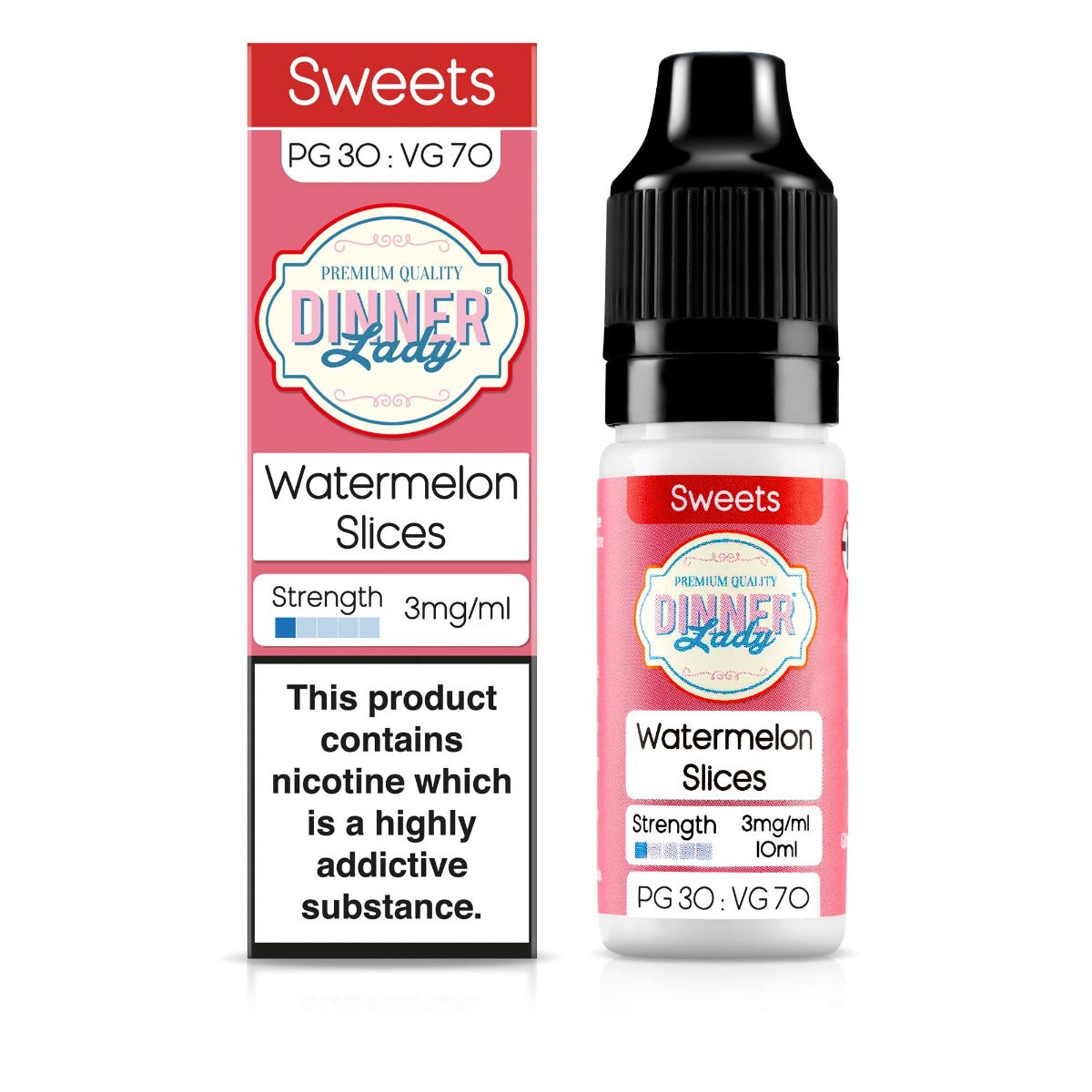 Dinner Lady Watermelon Slices E-Liquid 10ml