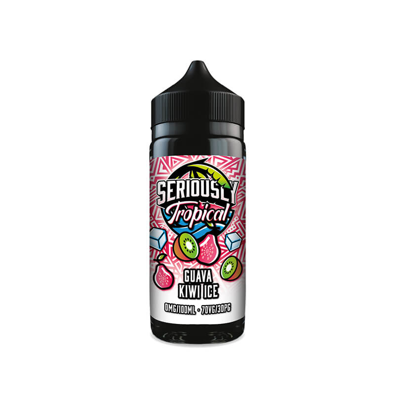 Doozy Vape Co Seriously Tropical Guava Kiwi Ice 100ml Shortfill E-Liquid