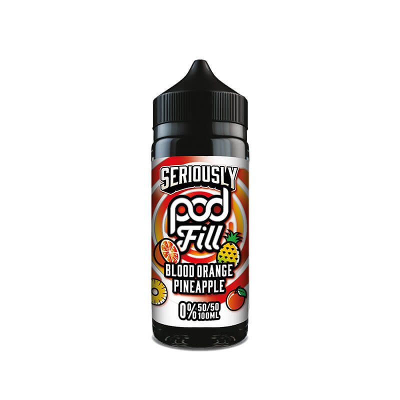 Doozy Vape Co Seriously Pod Fill Blood Orange Pineapple 100ml Shortfill E-Liquid