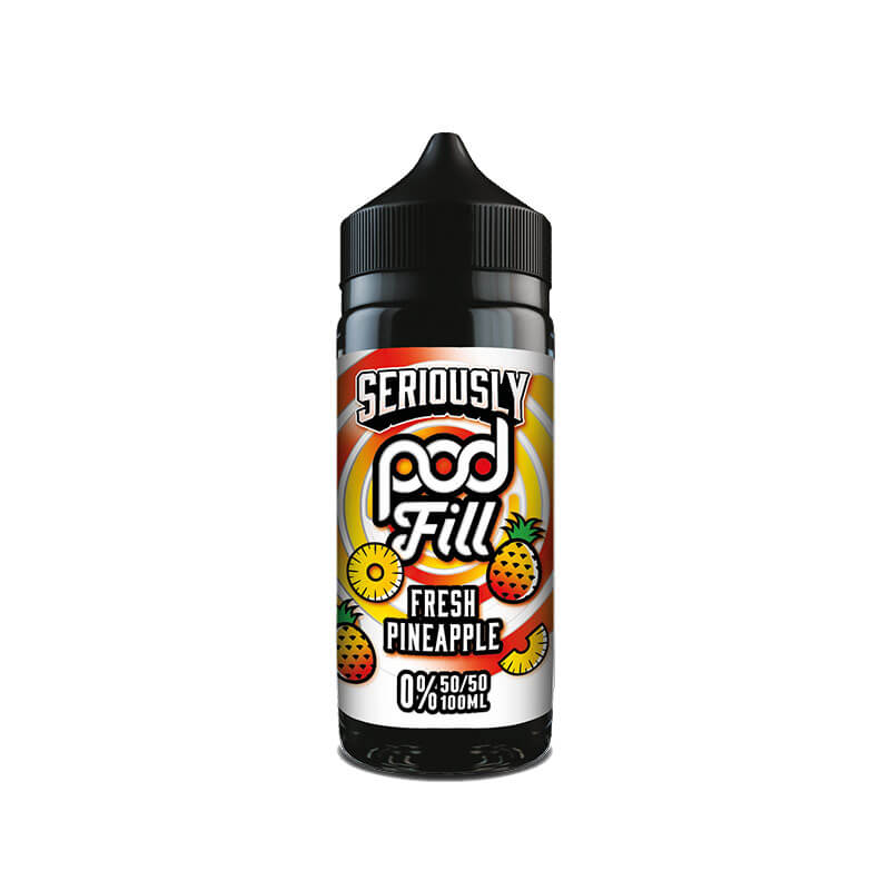 Doozy Vape Co Seriously Pod Fill Fresh Pineapple 100ml Shortfill E-Liquid