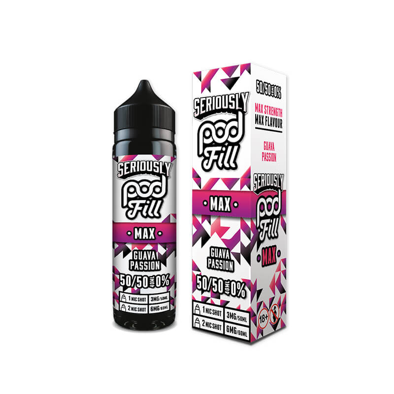 Doozy Vape Co Seriously Pod Fill MAX Guava Passion Shortfill - 40ml