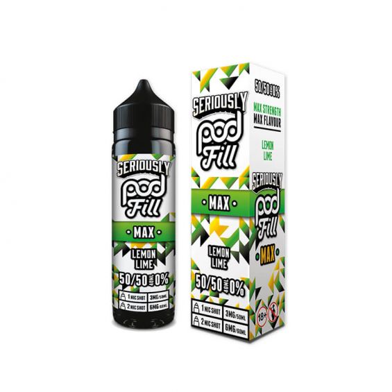 Doozy Vape Co Seriously Pod Fill MAX Lemon Lime Shortfill - 40ml