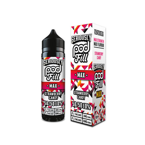 Doozy Vape Co Seriously Pod Fill MAX Strawberry Candy Shortfill - 40ml