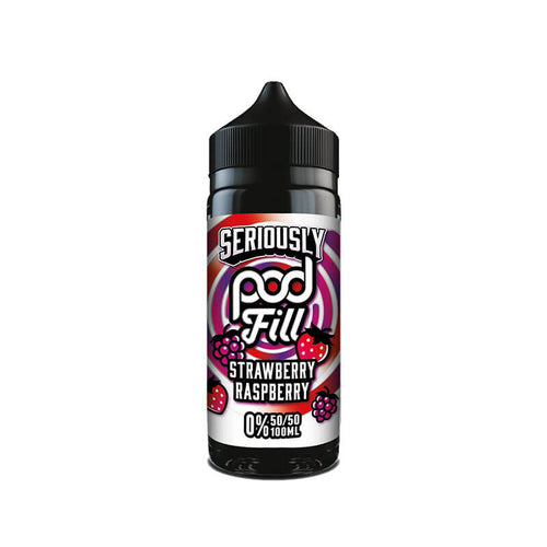 Doozy Seriously Pod Fill Strawberry Raspberry 100ml Shortfill E-Liquid