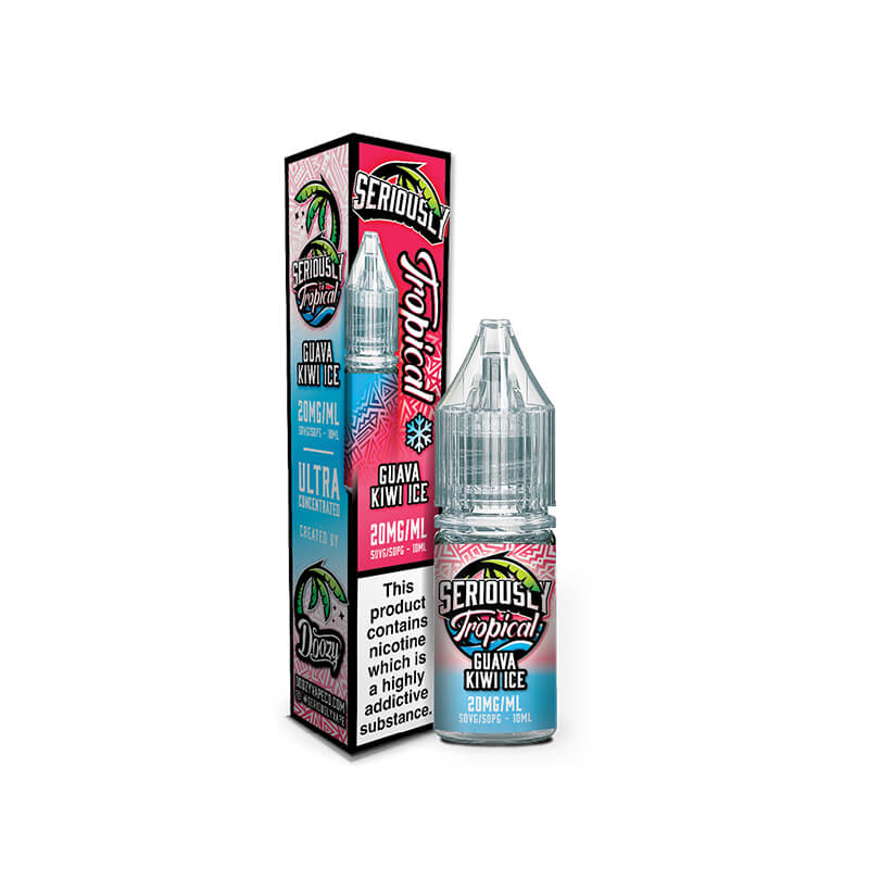 Doozy Vape Co Seriously Tropical Guava Kiwi Ice 10ml Nic Salt E-Liquid