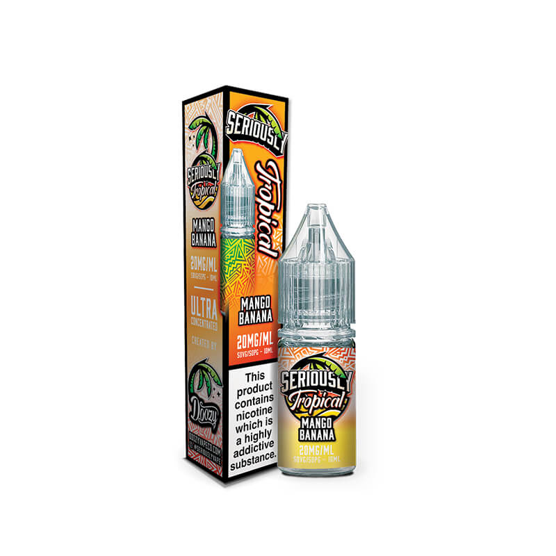 Doozy Vape Co Seriously Tropical Mango Banana 10ml Nic Salt E-Liquid