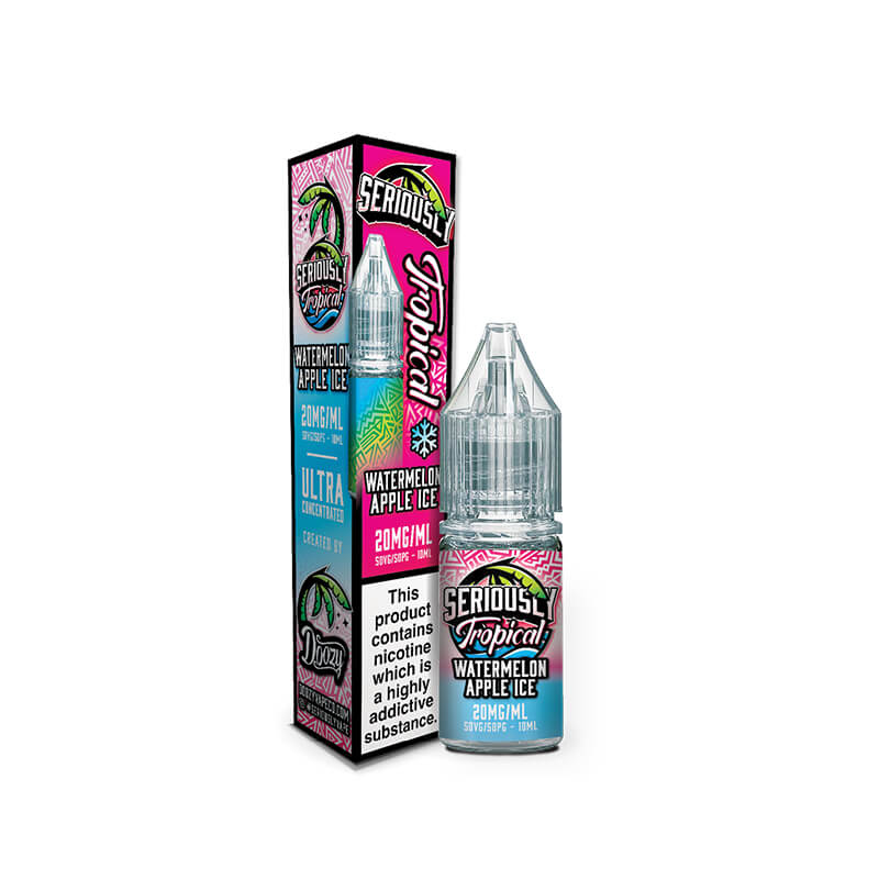 Doozy Vape Co Seriously Tropical Watermelon Apple Ice 10ml Nic Salt E-Liquid