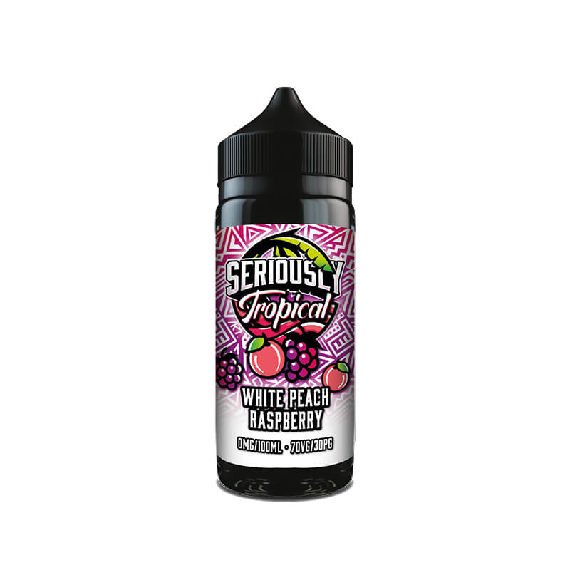 Doozy Vape Co Seriously Tropical White Peach Raspberry 100ml Shortfill E-Liquid