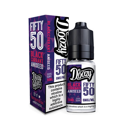 Doozy Vape Co Blackcurrant Aniseed 50/50 E-Liquid