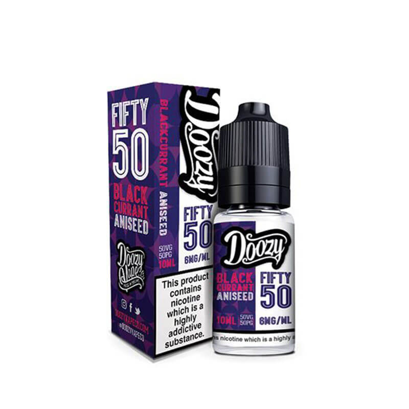 Doozy Vape Co Blackcurrant Aniseed 50/50 E-Liquid