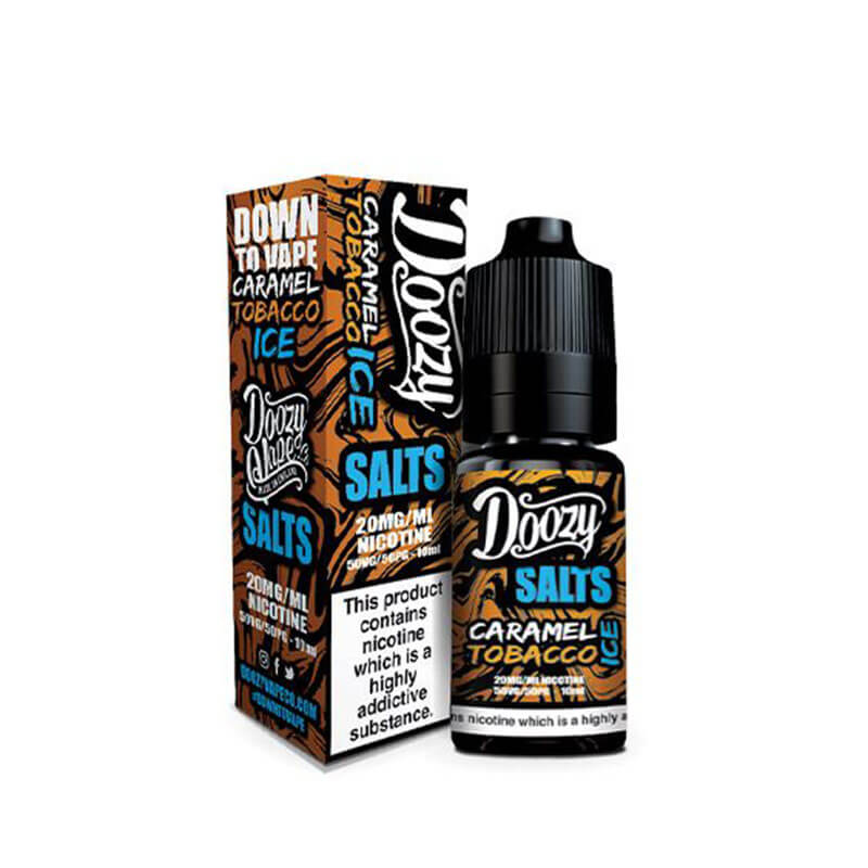 Doozy Vape Co Caramel Tobacco Ice Nicotine Salts