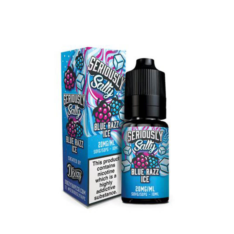 Doozy Vape Co Seriously Salty Blue Razz Ice Nic Salt E-Liquid