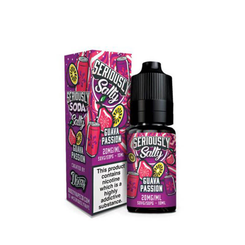 Doozy Vape Co Seriously Soda Guava Passion Nic Salt 10ml E-Liquid