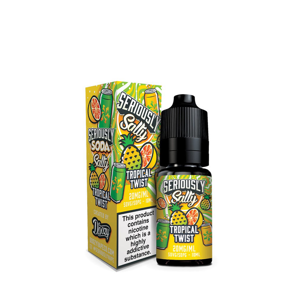 Doozy Vape Co Seriously Soda Tropical Twist Nic Salt 10ml E-Liquid