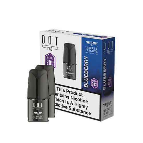 Dot Pro Liberty Flights Blueberry Pre-Filled Pods 20mg - 2 Pods