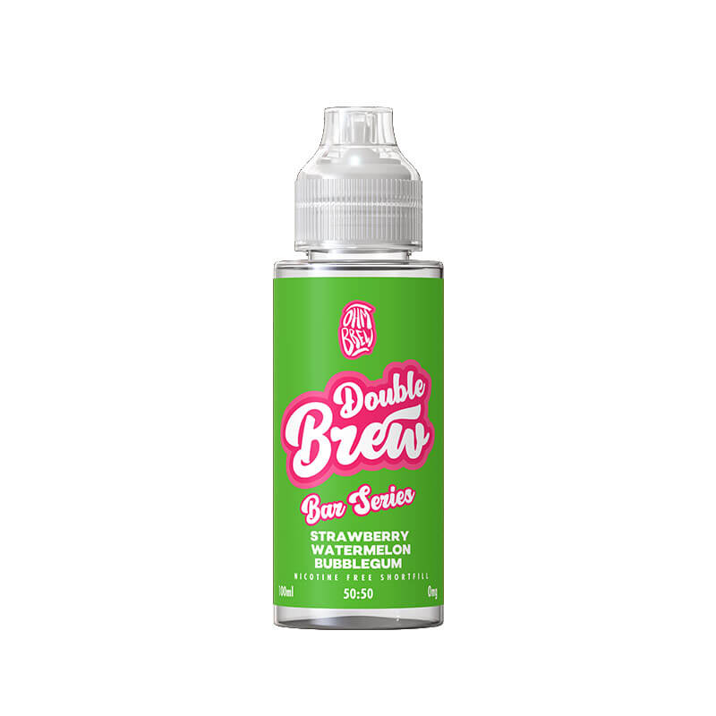 Ohm Brew Double Brew Strawberry Watermelon Bubblegum 100ml Shortfill