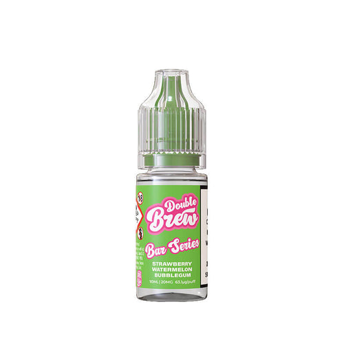 Ohm Brew Double Brew Strawberry Watermelon Bubblegum 10ml Nic Salt E-Liquid