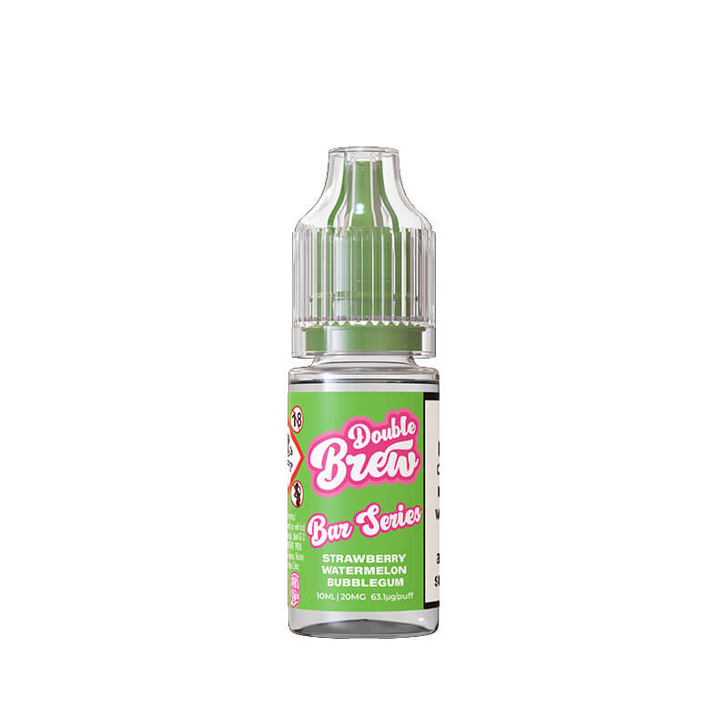 Ohm Brew Double Brew Strawberry Watermelon Bubblegum 10ml Nic Salt E-Liquid