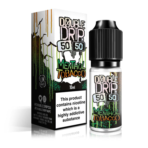 Double Drip Menthol Tobacco 50/50 E-Liquid