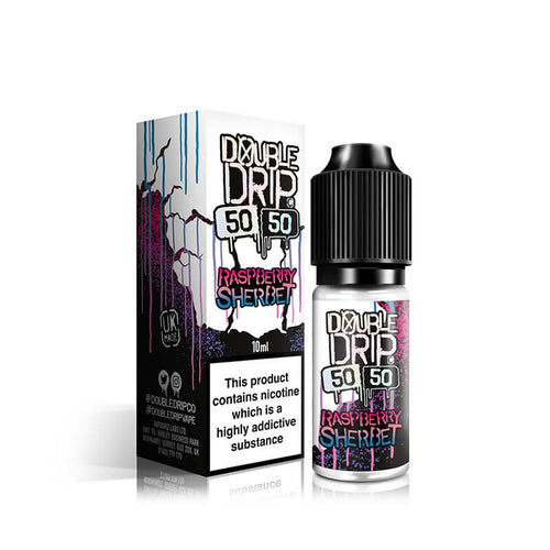 Double Drip Raspberry Sherbet 50/50 E-Liquid