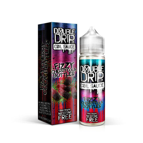 Double Drip Fizzy Cherry Cola Bottles Short Fill E Liquid 50ml