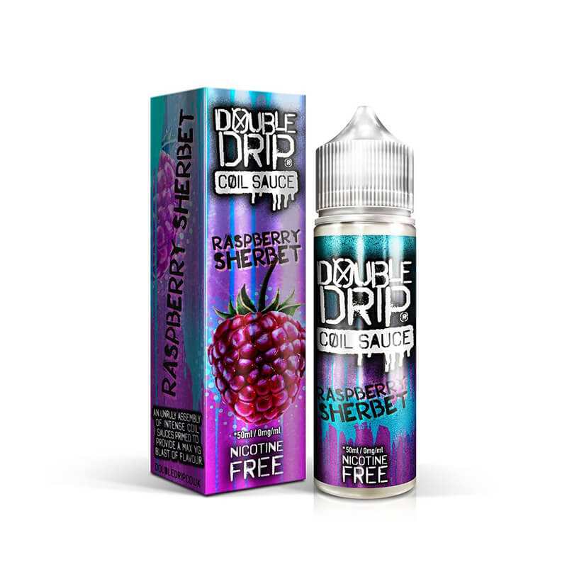 Double Drip Raspberry Sherbet Short Fill E-Liquid 50ml