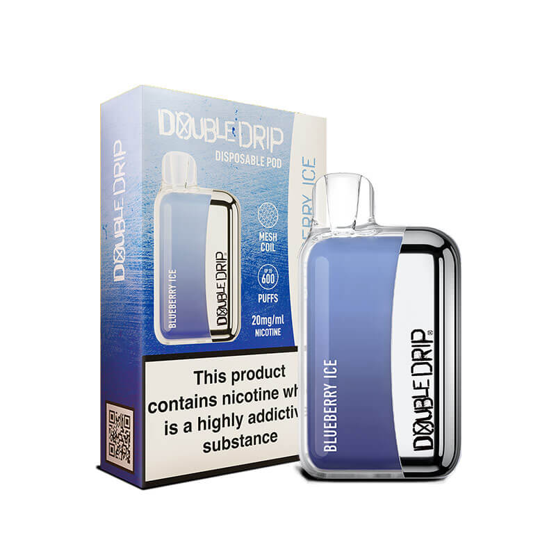 Double Drip Blueberry Ice Disposable Vape 20mg