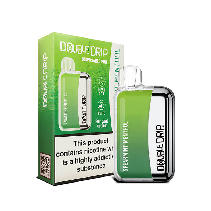 Double Drip Spearmint Menthol Disposable Vape 20mg