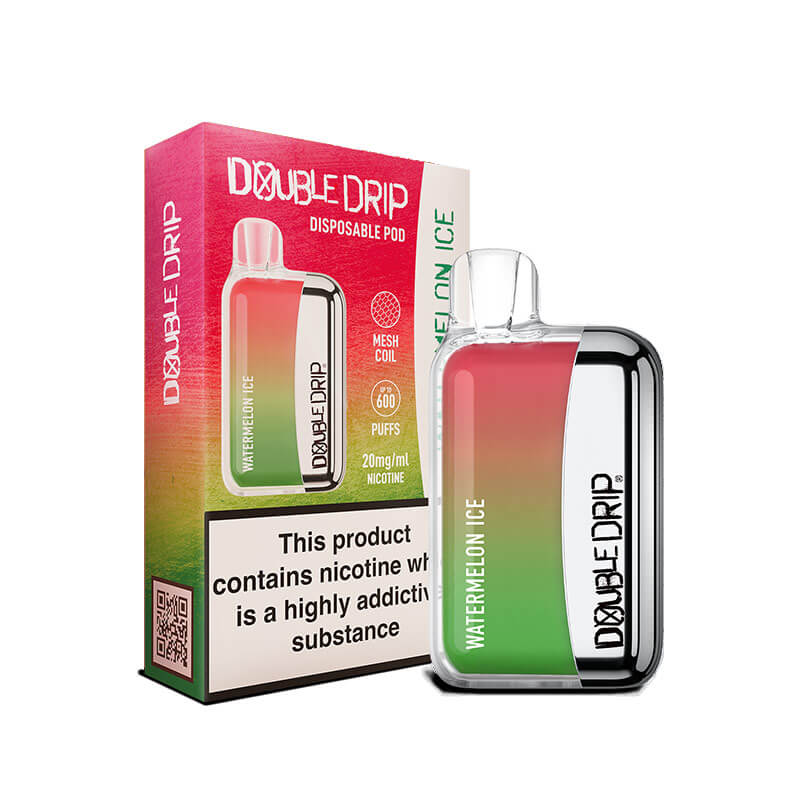 Double Drip Watermelon Ice Disposable Vape 20mg