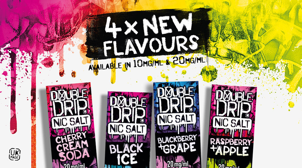 double drip nic salt 4 new flavours