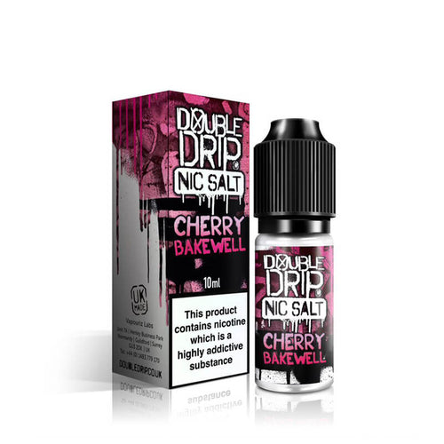 Double Drip Cherry Bakewell Nic Salts E Liquid 10ml