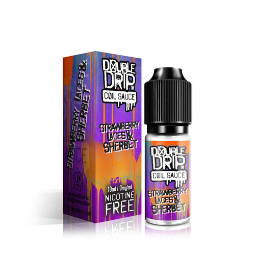 Double Drip Strawberry Laces and Sherbet E-Liquid 10ml