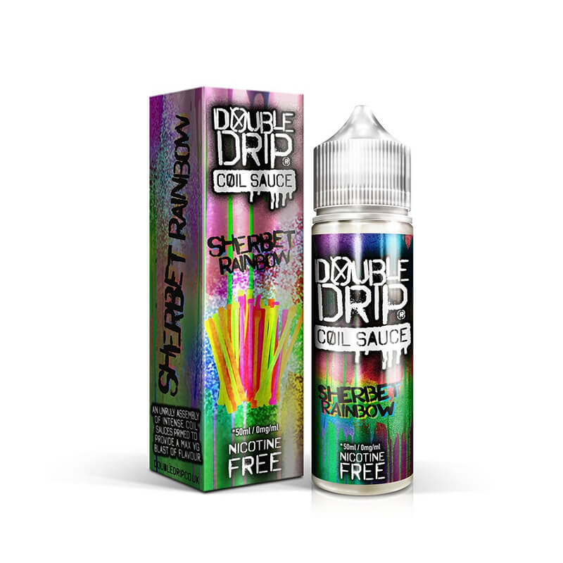 Double Drip Sherbet Rainbow Short Fill E-Liquid 50ml