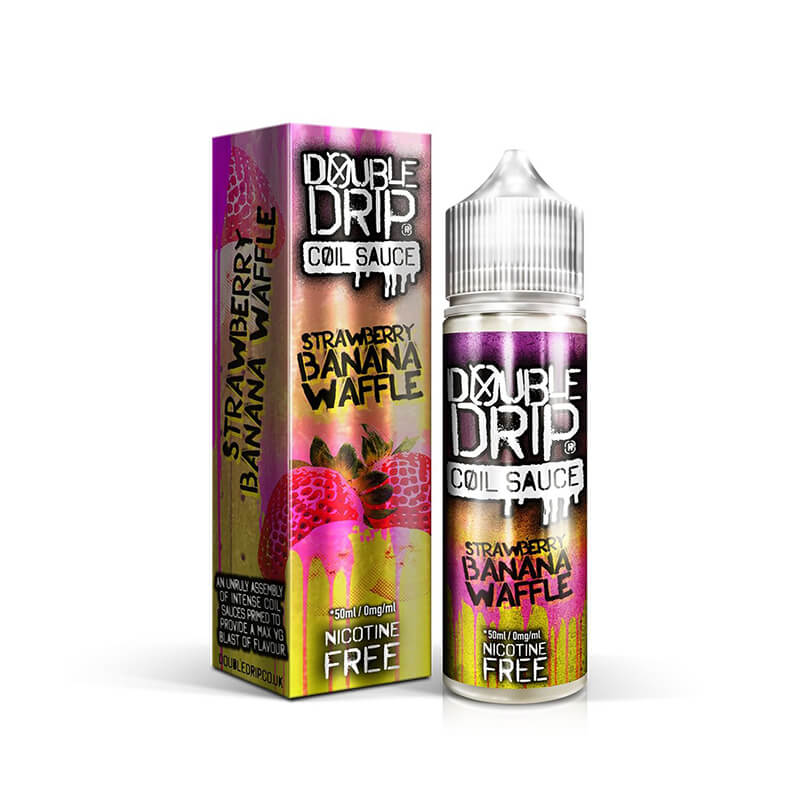 Double Drip Strawberry Banana Waffle Short Fill E-Liquid 50ml