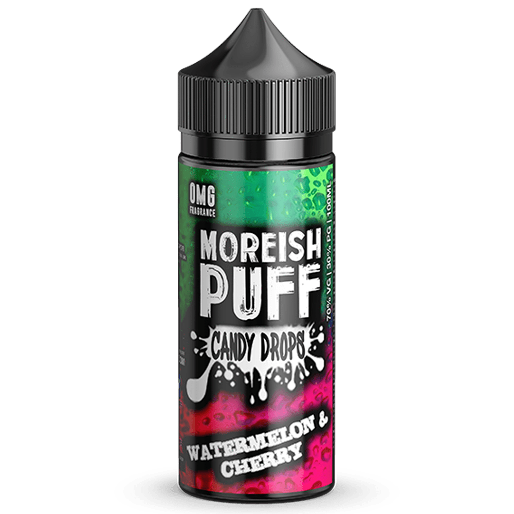 Moreish Puff Candy Drops Watermelon & Cherry E-Liquid Shortfill 100ml