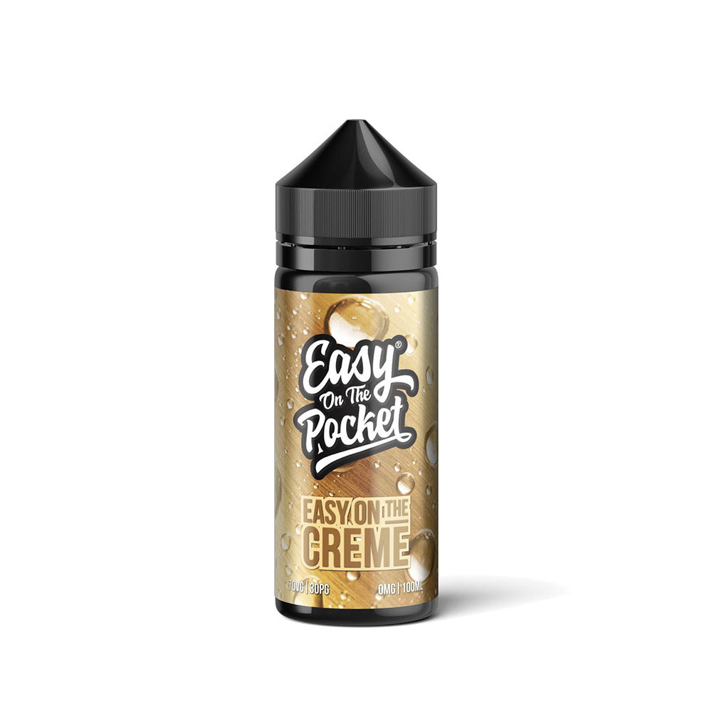 Easy On The Pocket Easy On The Crème – Salted Caramel Profiterole 100ml Shortfill E-Liquid