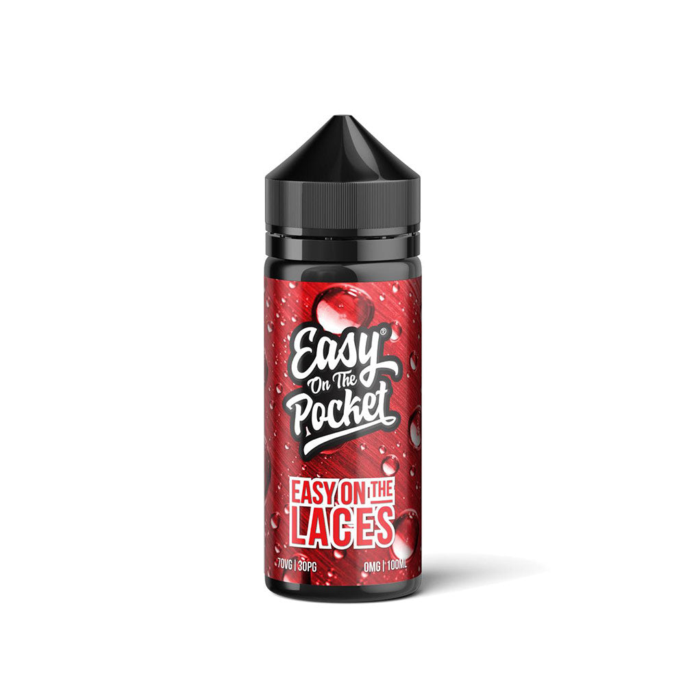 Easy On The Pocket Easy On The Laces – Strawberry Sour Laces 100ml Shortfill E-Liquid