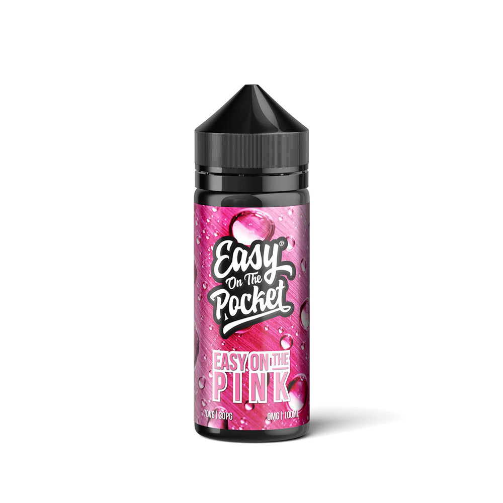 Easy On The Pocket Easy On The Pink - Pink Raspberry 100ml Shortfill E-Liquid