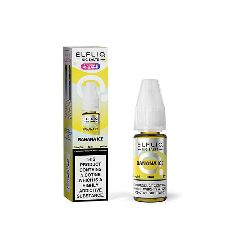 Elf Bar ElfLiq Banana Ice Nic Salt E-Liquid