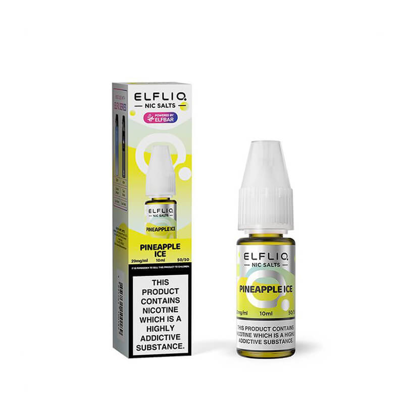 Elf Bar ElfLiq Pineapple Ice Nic Salt E-Liquid